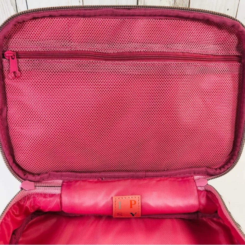 IPSY Marble Makeup Case white and pink NEW. - Picture 9 of 11